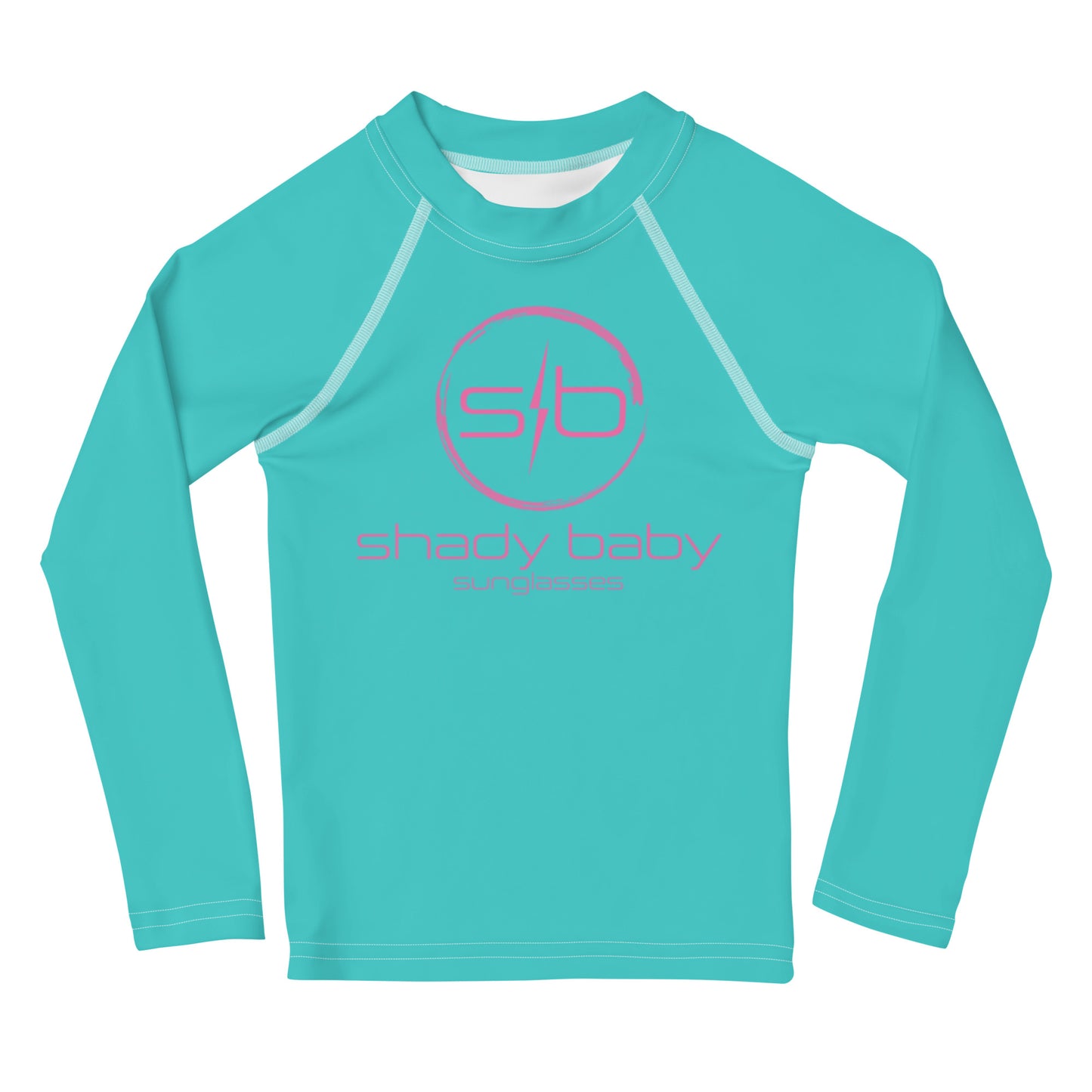 Original Teal & Pink Rash Guard